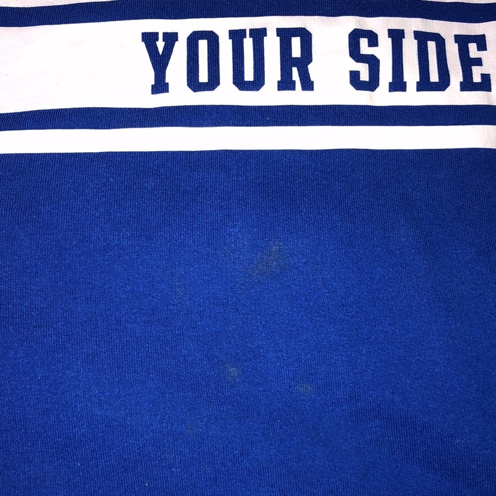 Pink Victoria’s Secret white and blue university sweatshirt size large GVSU​​ - Picture 7 of 9